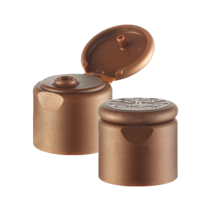 プラスチック製フリップトップキャップ