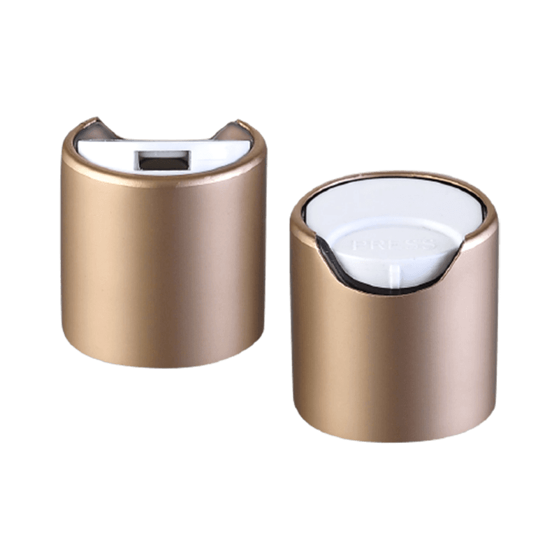 プラスチック製ローズゴールドディスクトップキャップ